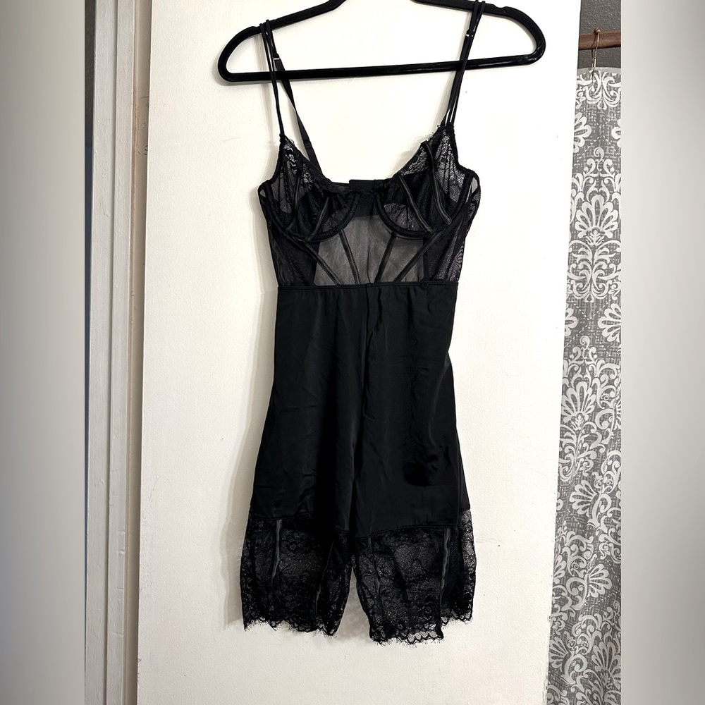 Sexy Lace Biker short Romper !!! Size Large. Brand New !!!